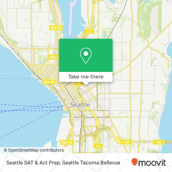 Seattle SAT & Act Prep map