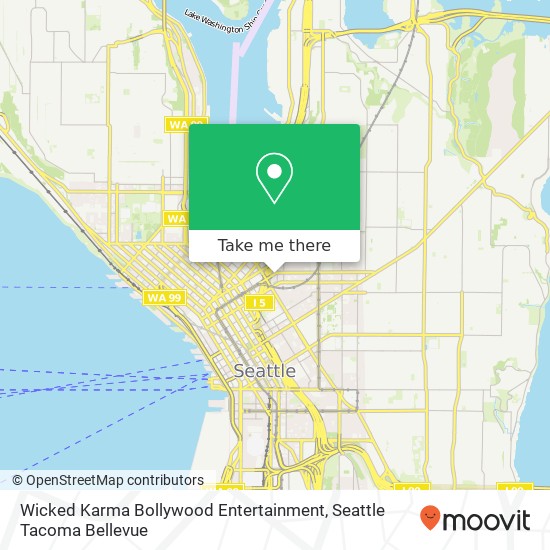 Wicked Karma Bollywood Entertainment map