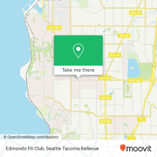 Mapa de Edmonds Fit Club