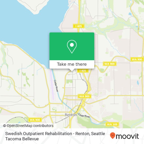 Mapa de Swedish Outpatient Rehabilitation - Renton