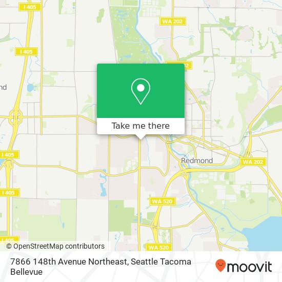 7866 148th Avenue Northeast map