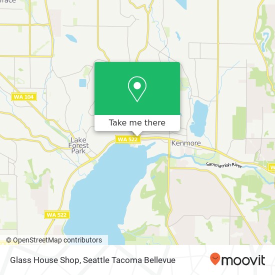 Mapa de Glass House Shop