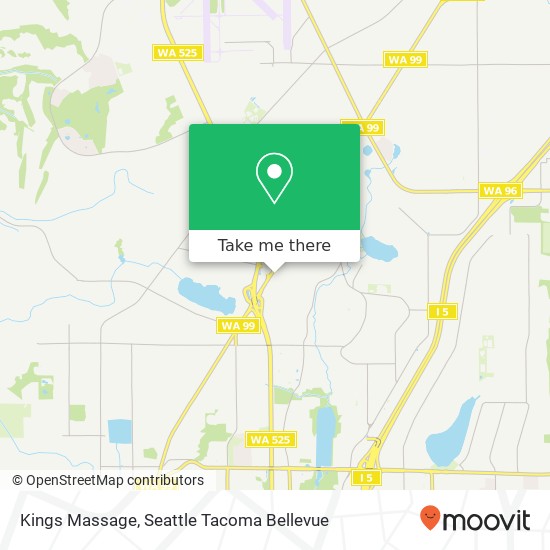 Kings Massage map