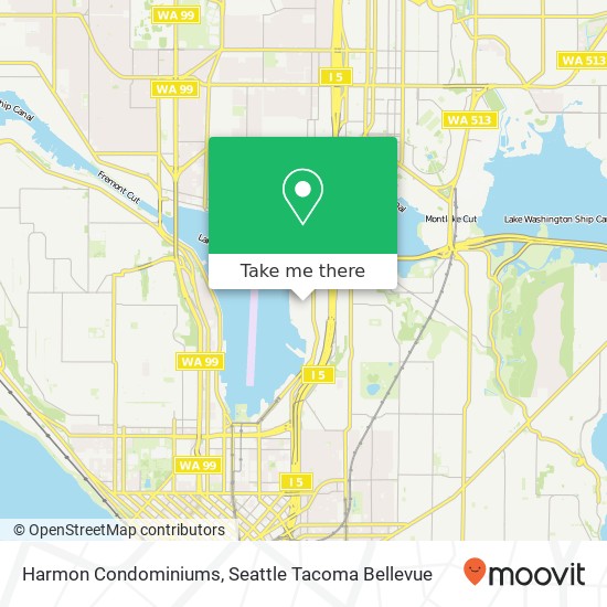 Harmon Condominiums map