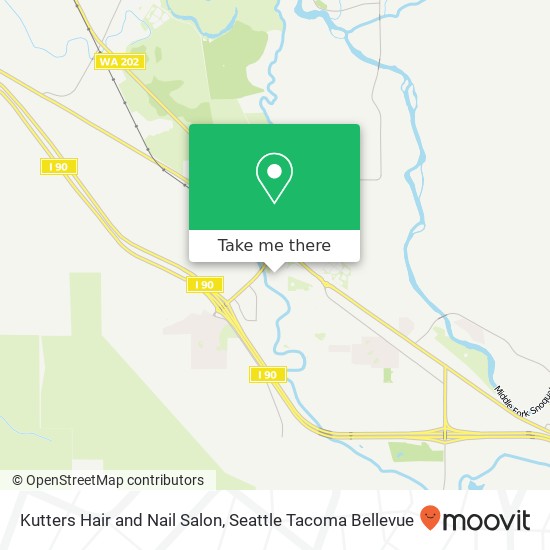 Kutters Hair and Nail Salon map