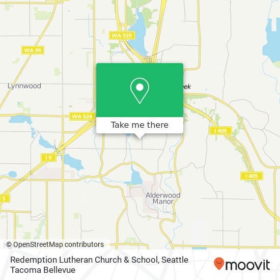 Redemption Lutheran Church & School map