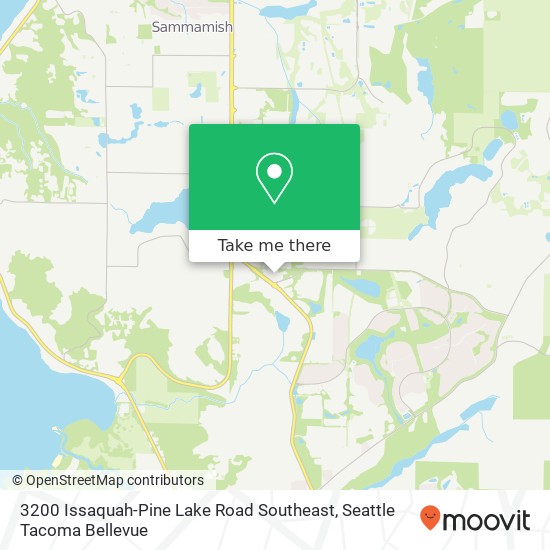 3200 Issaquah-Pine Lake Road Southeast map