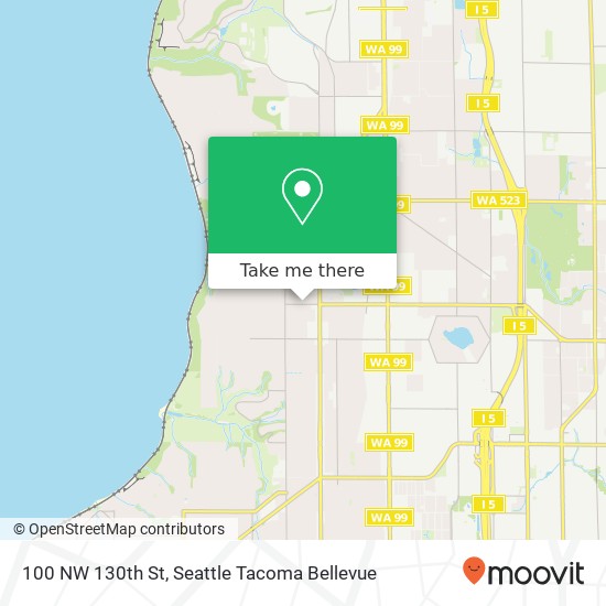 100 NW 130th St map