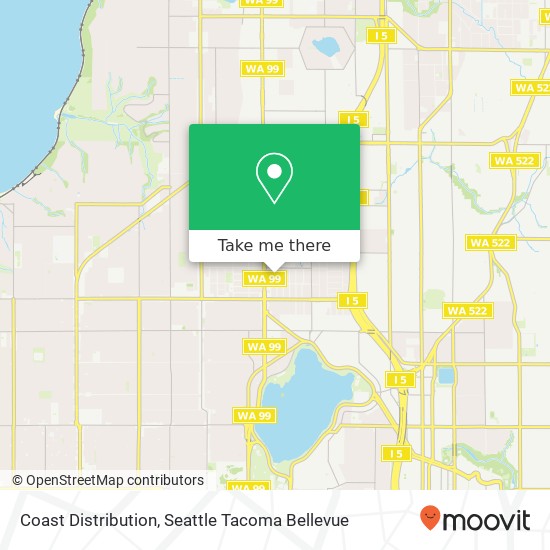 Coast Distribution map