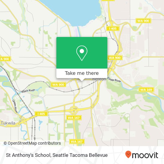 Mapa de St Anthony's School