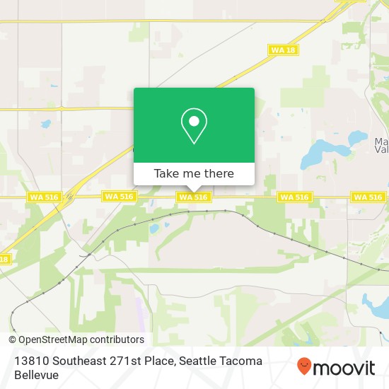 Mapa de 13810 Southeast 271st Place