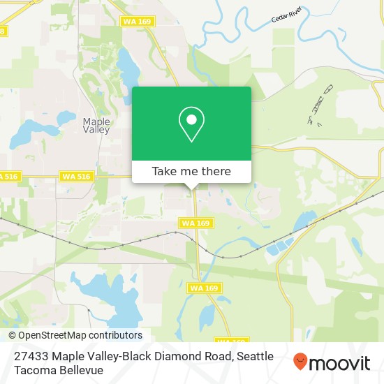 Mapa de 27433 Maple Valley-Black Diamond Road