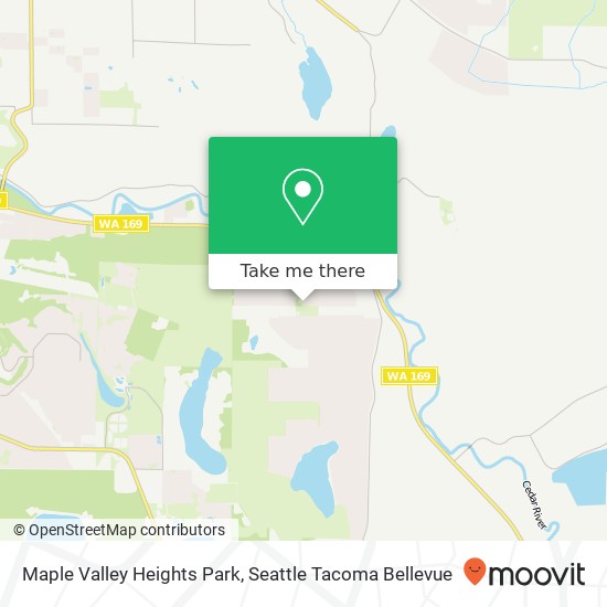 Maple Valley Heights Park map