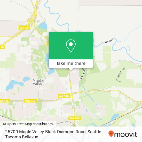 Mapa de 25700 Maple Valley-Black Diamond Road