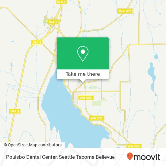 Mapa de Poulsbo Dental Center