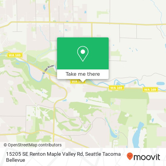 Mapa de 15205 SE Renton Maple Valley Rd