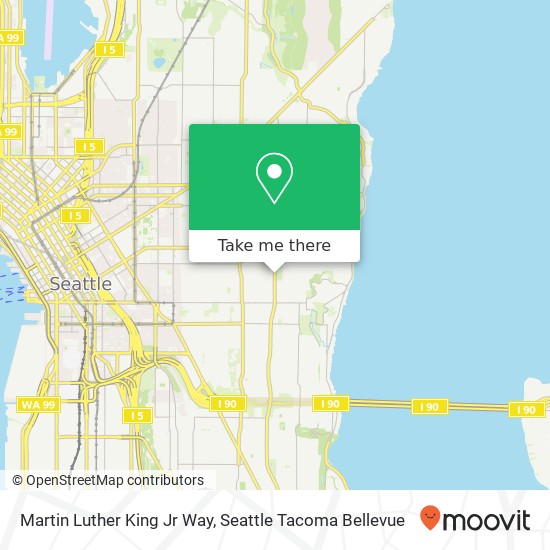 Martin Luther King Jr Way map
