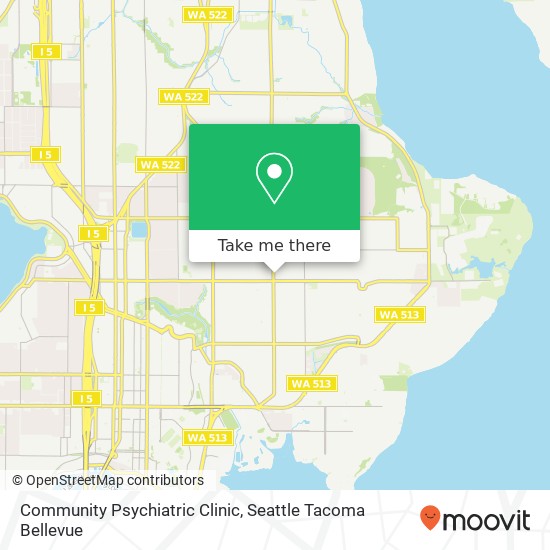 Community Psychiatric Clinic map