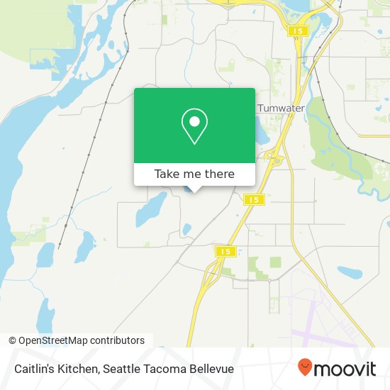 Mapa de Caitlin's Kitchen, Glenwood Dr SW Olympia, WA 98512