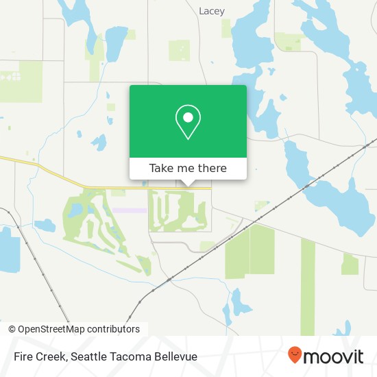 Mapa de Fire Creek, 5225 Yelm Hwy SE Lacey, WA 98503