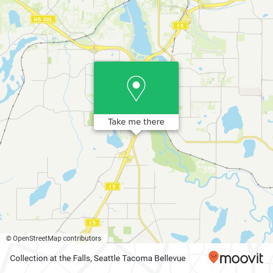 Mapa de Collection at the Falls, 4800 Capitol Blvd SE Tumwater, WA 98501