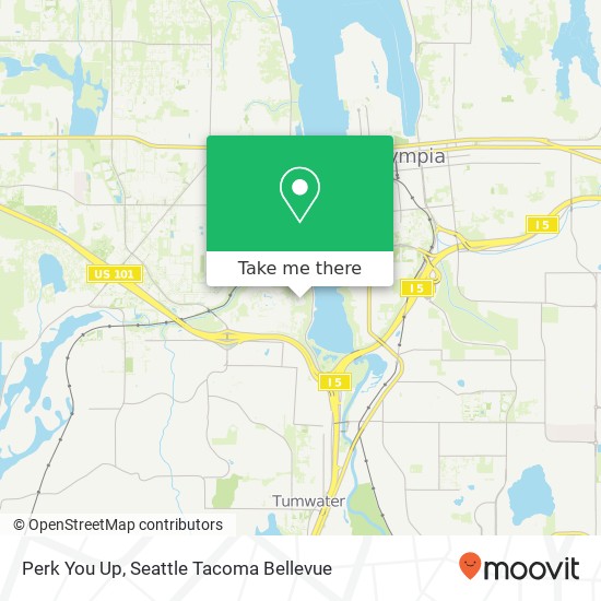 Mapa de Perk You Up, 2000 Lakeridge Dr SW Olympia, WA 98502