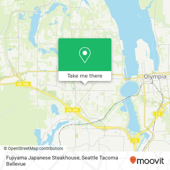 Fujiyama Japanese Steakhouse, 625 Black Lake Blvd SW Olympia, WA 98502 map