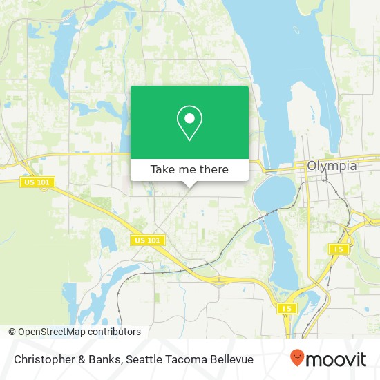 Mapa de Christopher & Banks, 625 Black Lake Blvd SW Olympia, WA 98502