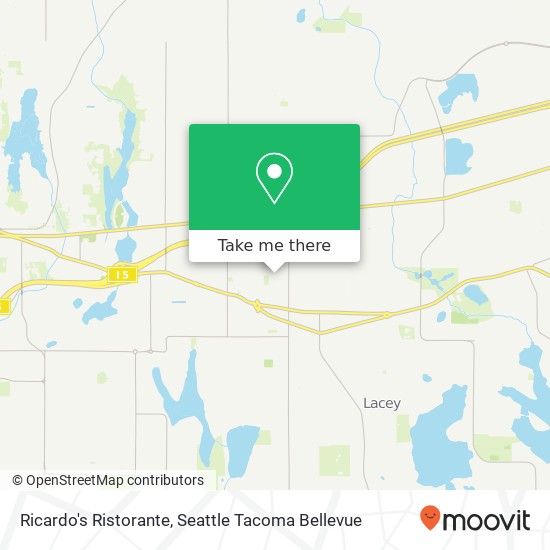 Mapa de Ricardo's Ristorante, 676 7th Ave SE Lacey, WA 98503