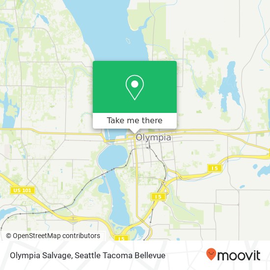 Mapa de Olympia Salvage, 113 State Ave NE Olympia, WA 98501