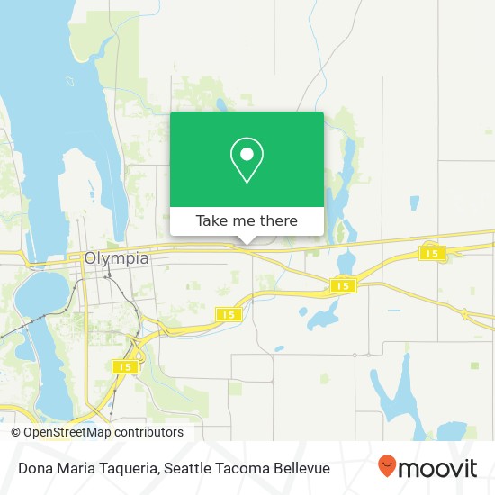 Mapa de Dona Maria Taqueria, 2216 4th Ave E Olympia, WA 98506