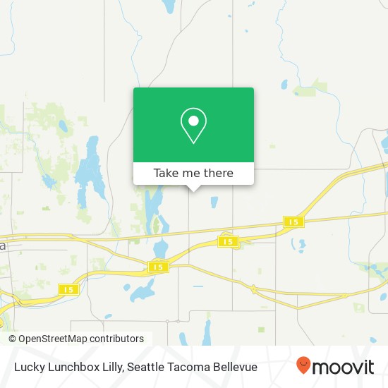 Mapa de Lucky Lunchbox Lilly, 500 Lilly Rd NE Olympia, WA 98506