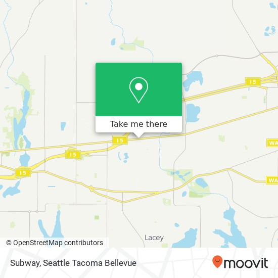 Subway, 5400 Martin Way E Lacey, WA 98516 map