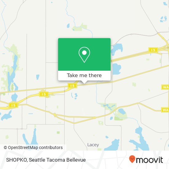 SHOPKO, 5500 Martin Way E Lacey, WA 98516 map