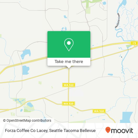 Mapa de Forza Coffee Co Lacey, 130 Marvin Rd SE Lacey, WA 98503