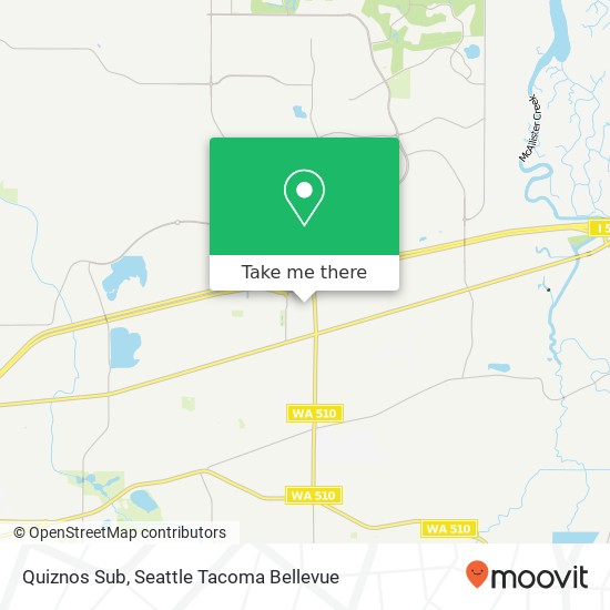 Mapa de Quiznos Sub, 1401 Marvin Rd NE Lacey, WA 98516