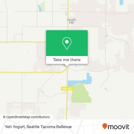 Mapa de Yeti Yogurt, 17526 Meridian E Puyallup, WA 98375