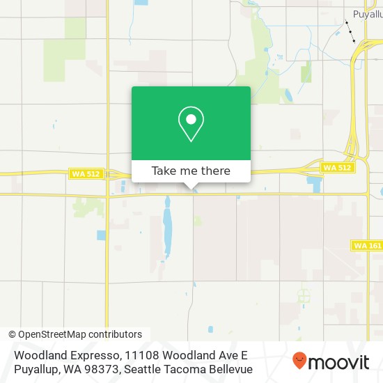 Woodland Expresso, 11108 Woodland Ave E Puyallup, WA 98373 map