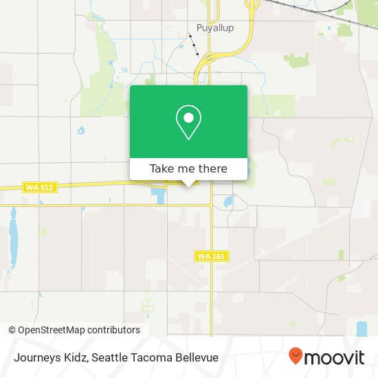 Mapa de Journeys Kidz, Puyallup, WA 98373