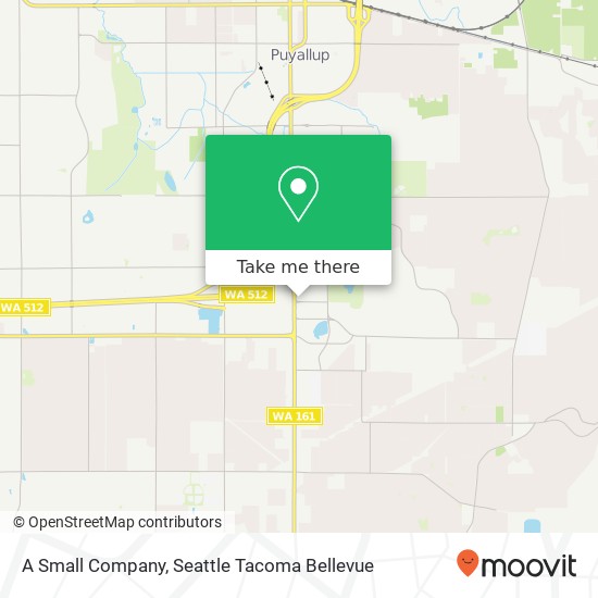Mapa de A Small Company, 109 35th Ave SE Puyallup, WA 98374