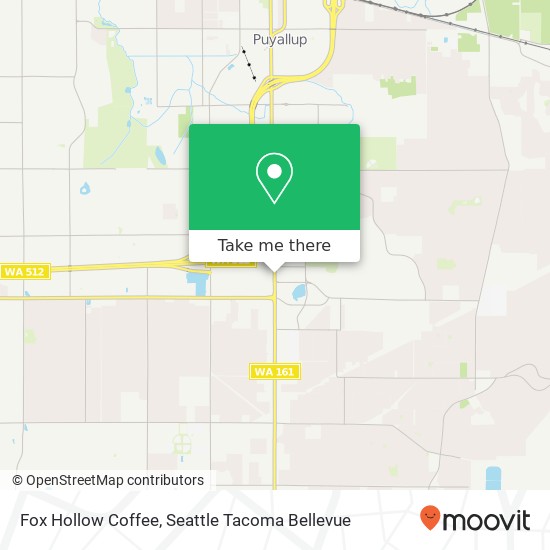 Mapa de Fox Hollow Coffee, 3500 S Meridian Puyallup, WA 98373