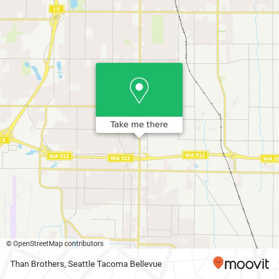 Mapa de Than Brothers, 10435 Pacific Ave S Tacoma, WA 98444