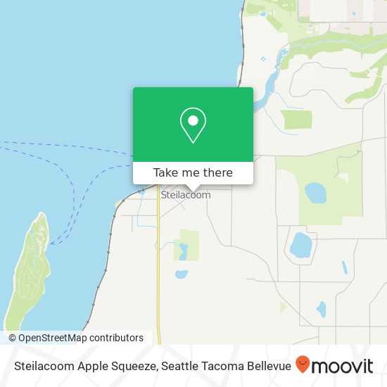 Mapa de Steilacoom Apple Squeeze