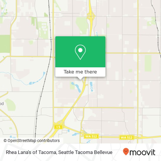 Mapa de Rhea Lana's of Tacoma, 2310 84th St S Lakewood, WA 98499