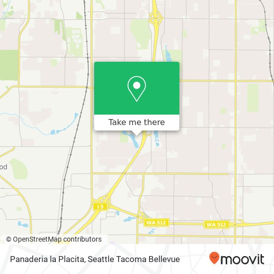 Mapa de Panaderia la Placita, 2510 84th St S Lakewood, WA 98499