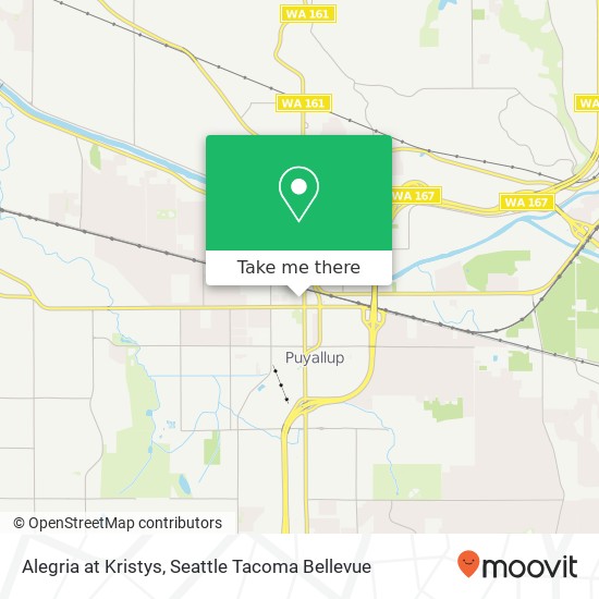 Mapa de Alegria at Kristys, 113 W Meeker Puyallup, WA 98371