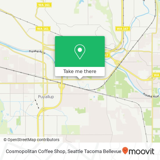 Cosmopolitan Coffee Shop, 1626 E Main Puyallup, WA 98372 map