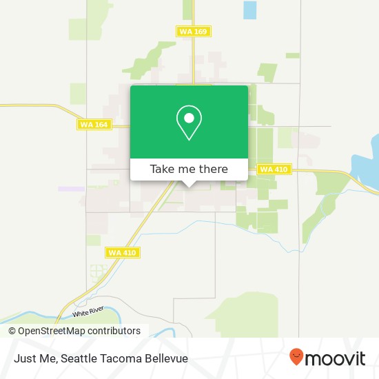 Mapa de Just Me, 1140 Maple Dr Enumclaw, WA 98022