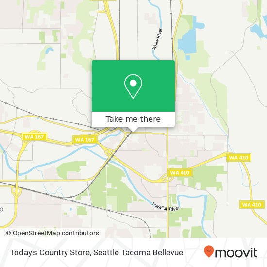 Mapa de Today's Country Store, 1008 Main St Sumner, WA 98390