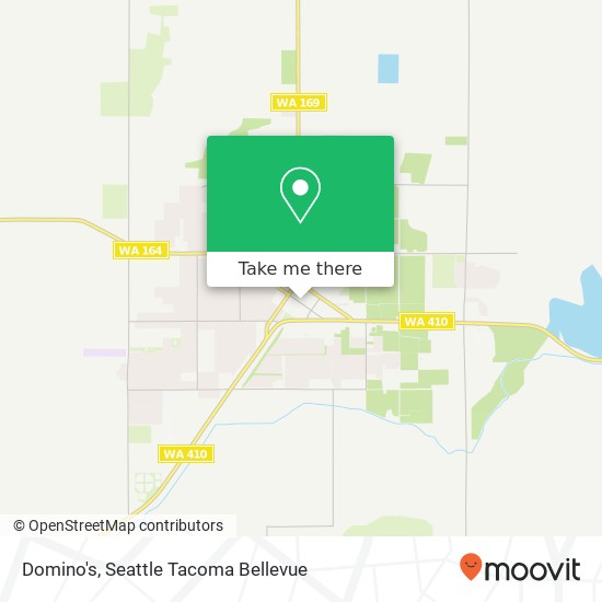 Mapa de Domino's, 1402 1st St Enumclaw, WA 98022